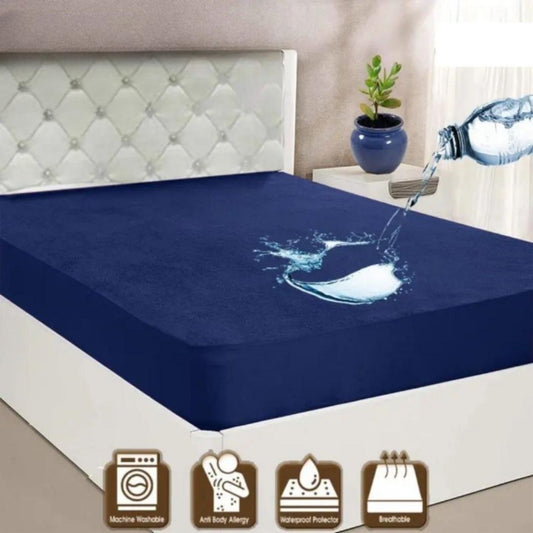 Waterproof Mattress Protector Size 72x78 Durable Soft Comfortable Breathable Fabric Easy To Clean | Random Color