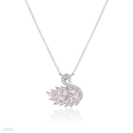 Tulip Bracelet With Swan Necklace Stainless Steel Durable Comfortable Stylish Affordable Practical Choice Reliable Performance | Golden Pink